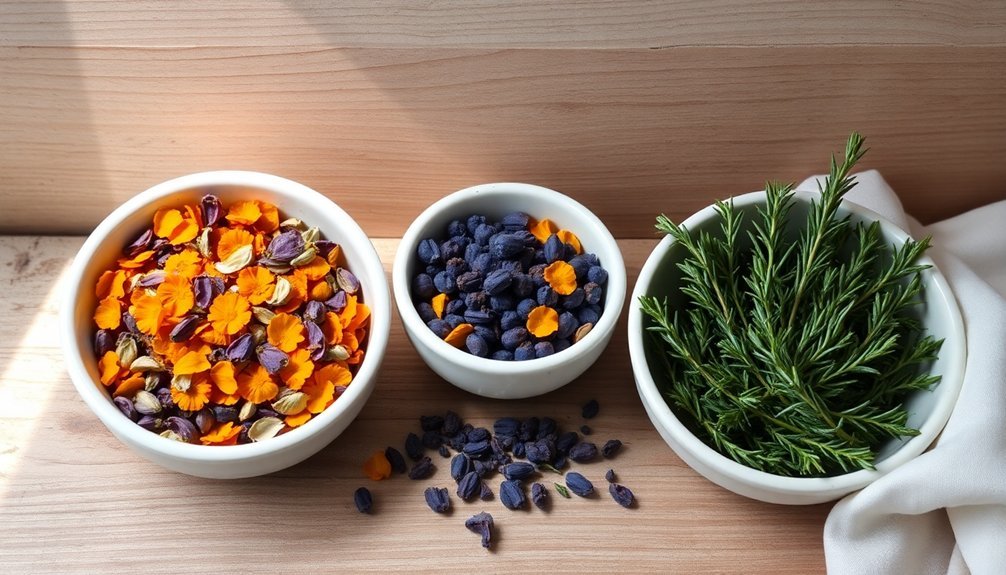 herb color extraction techniques