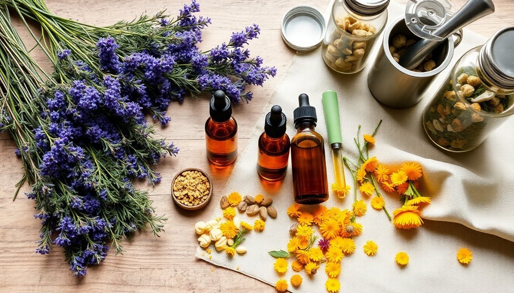 herb selection for soap