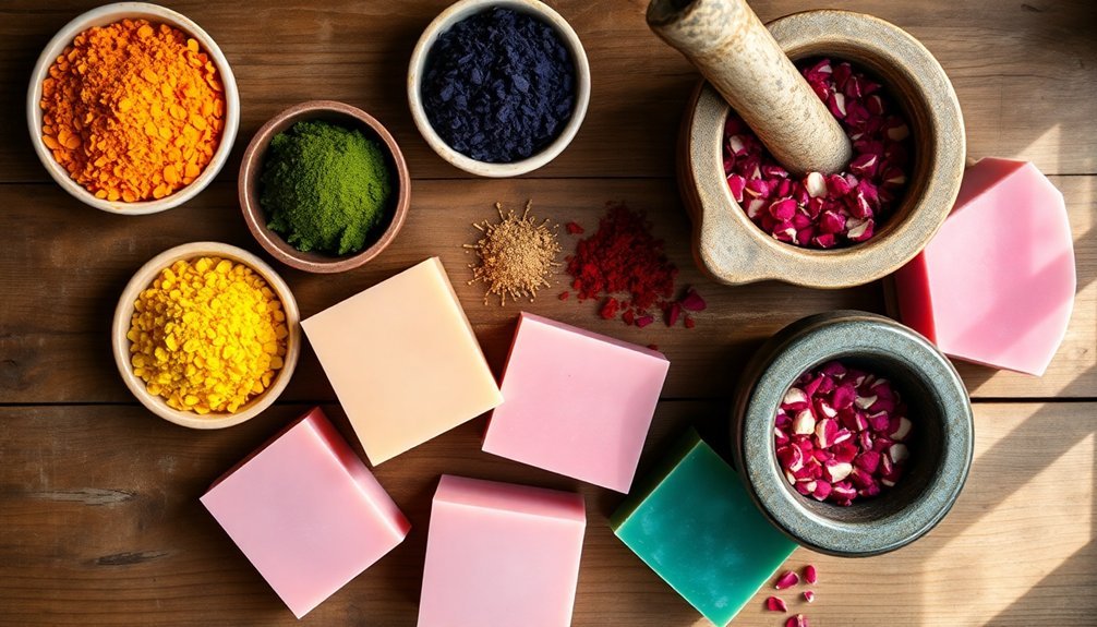 herbal color palette creation