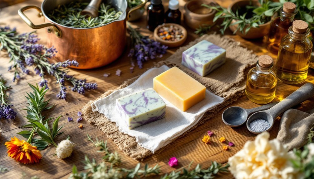 herbal infusion techniques for soap