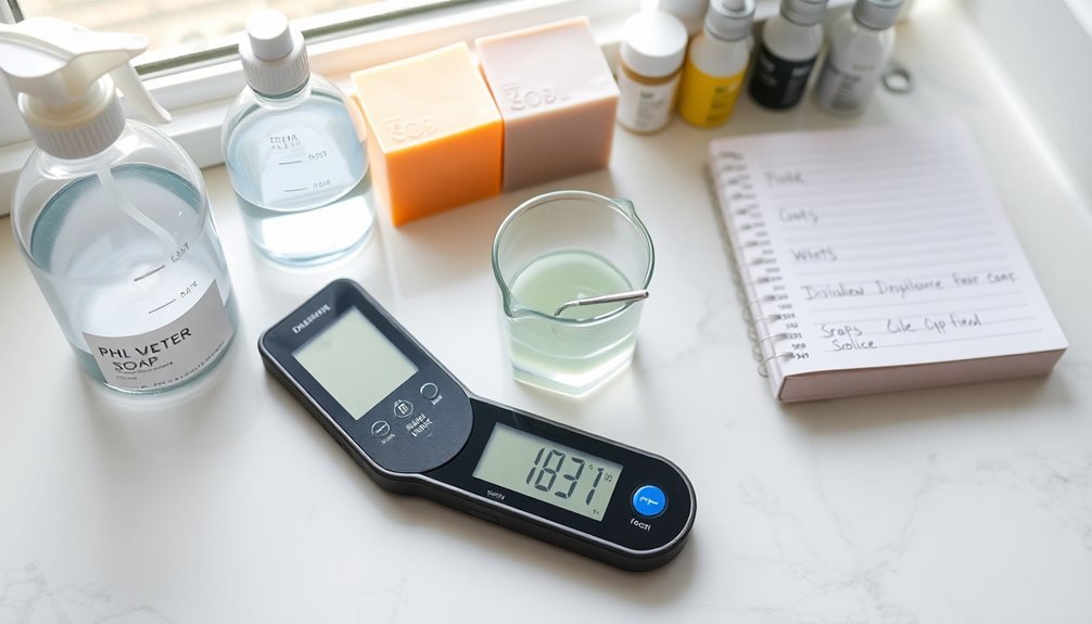 high tech soap ph testing