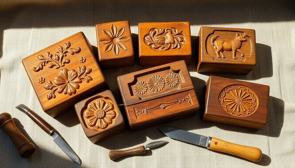 historic soap mold carving