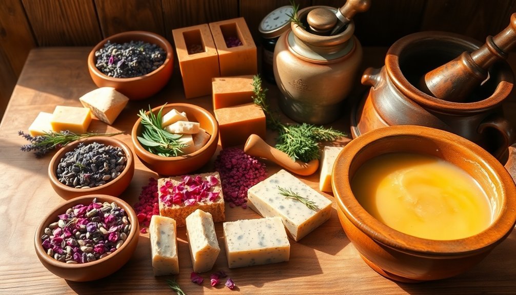 historical soap making ingredients