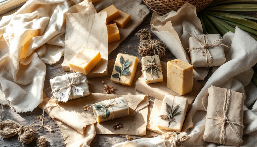 historical soap wrapping materials