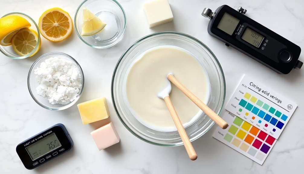 homemade soap ph reduction