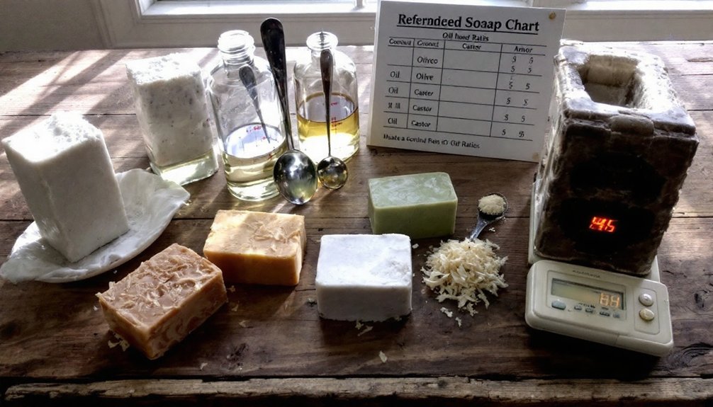 ideal oil ratios soap