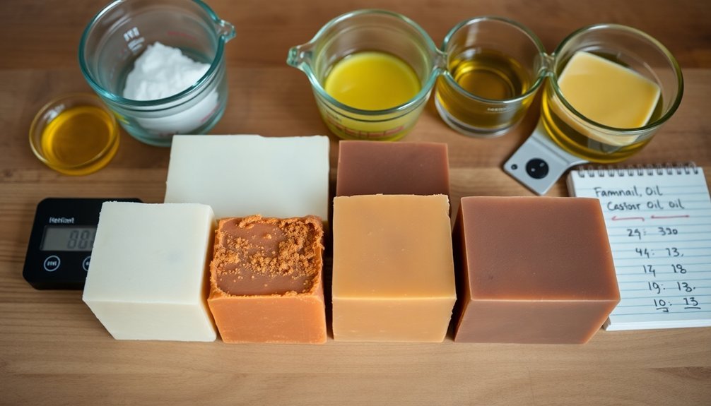ideal oil ratios soap
