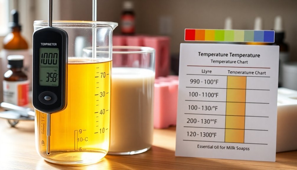 ideal temperature for soap