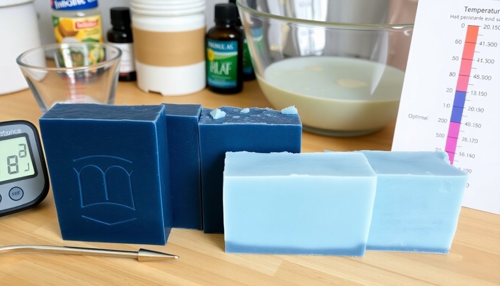 ideal temperature for soap