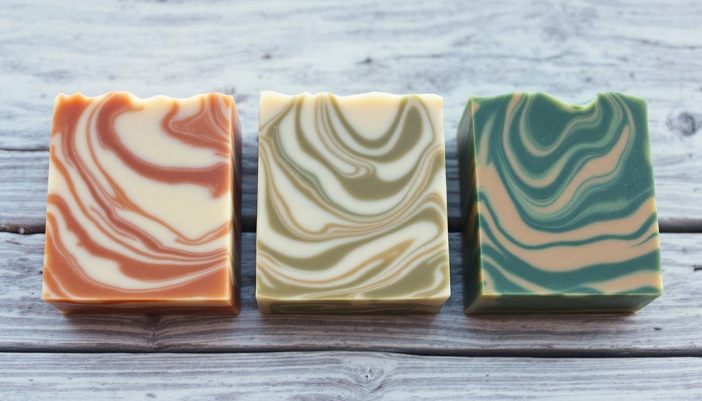 inconsistent plant based soap colors