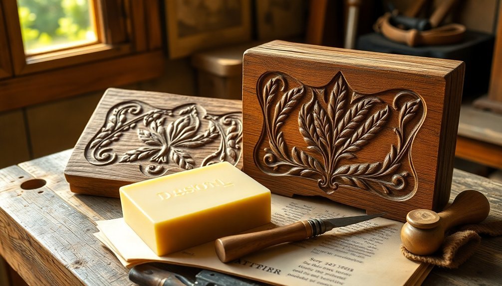 intricate soap mold carving