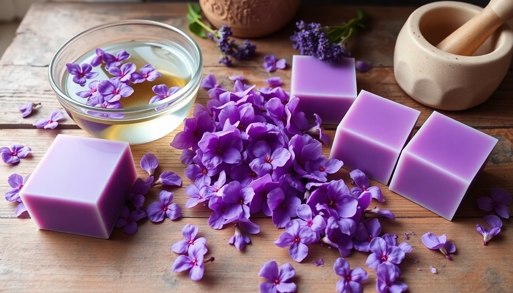lavender hued purple blooms