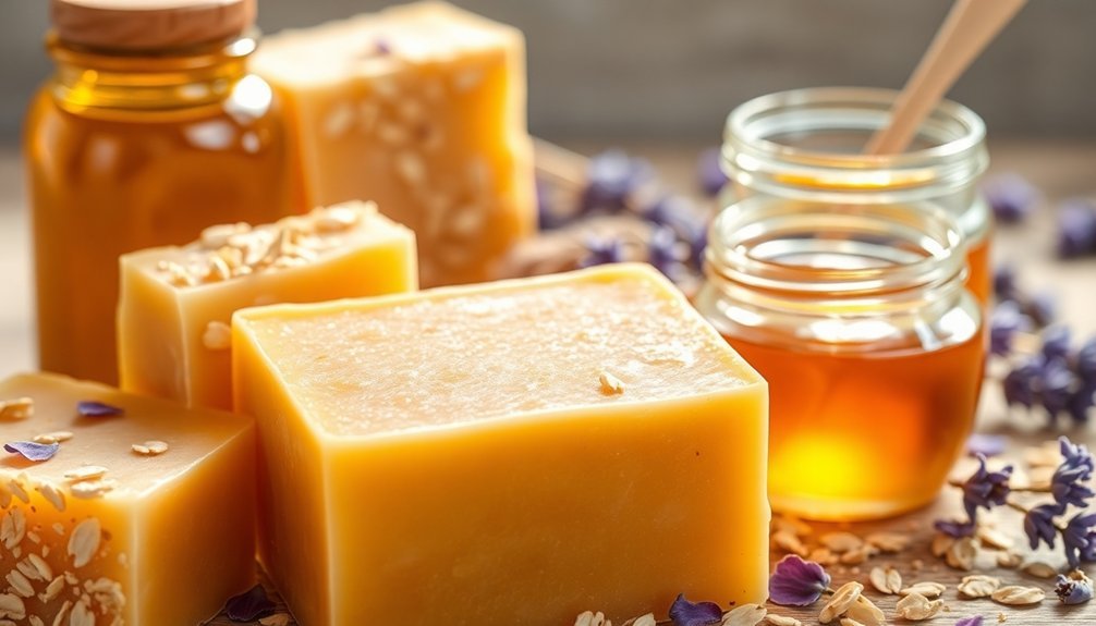 lavender infused oatmeal soap