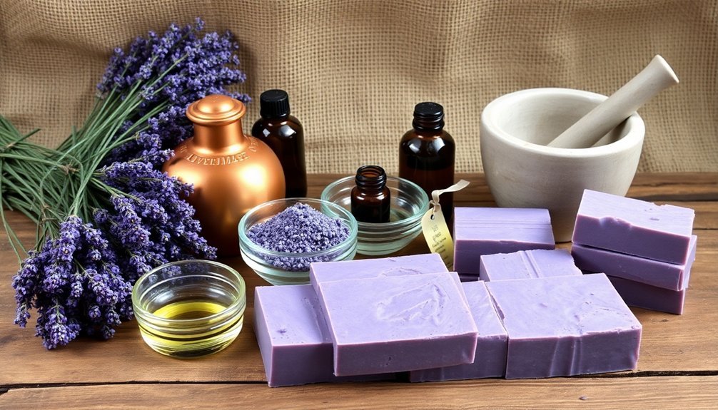 lavender soap essential oils