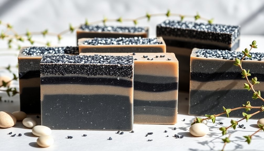 layered volcanic ash bar