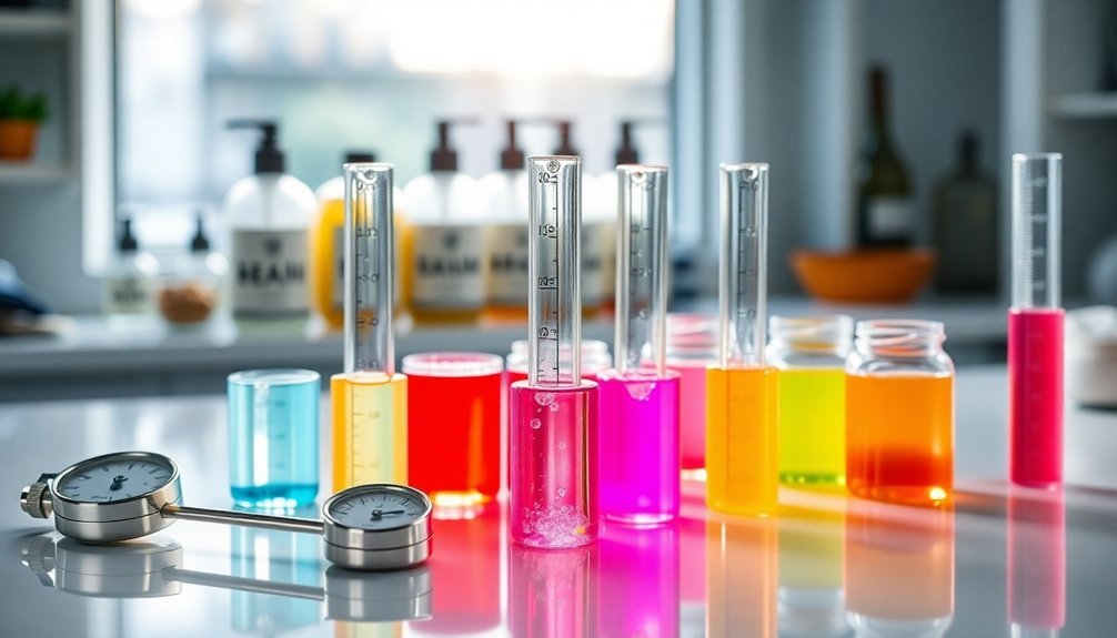 liquid soap viscosity testing