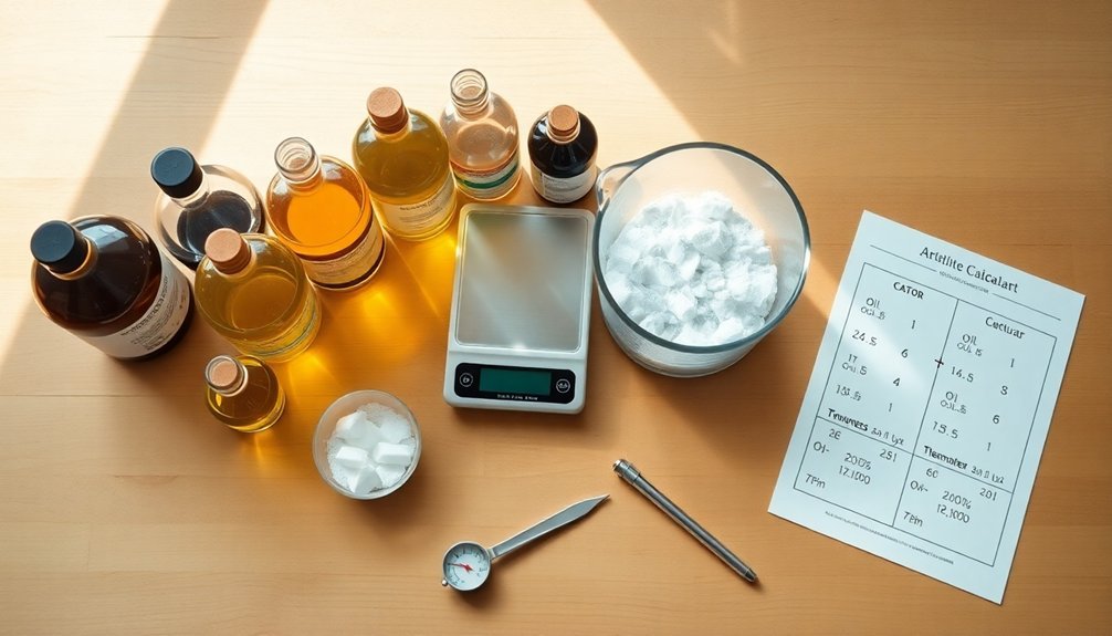 lye oil ratio calculator