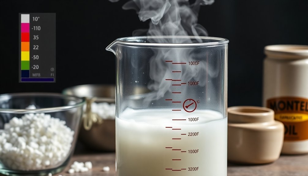 lye reactions influenced by temperature