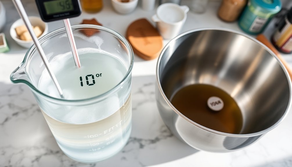 lye solution temperature control