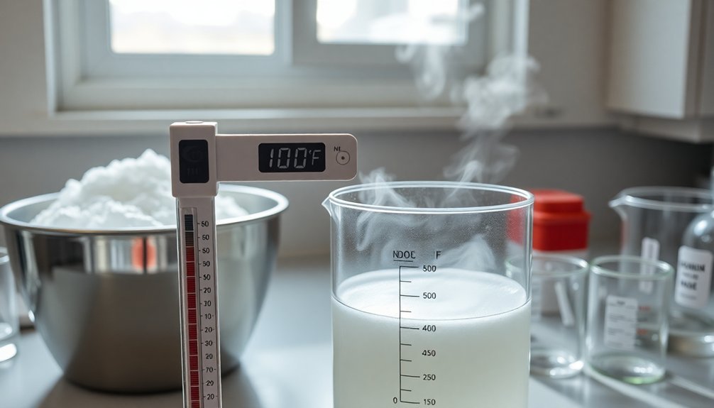 lye solution temperature effects