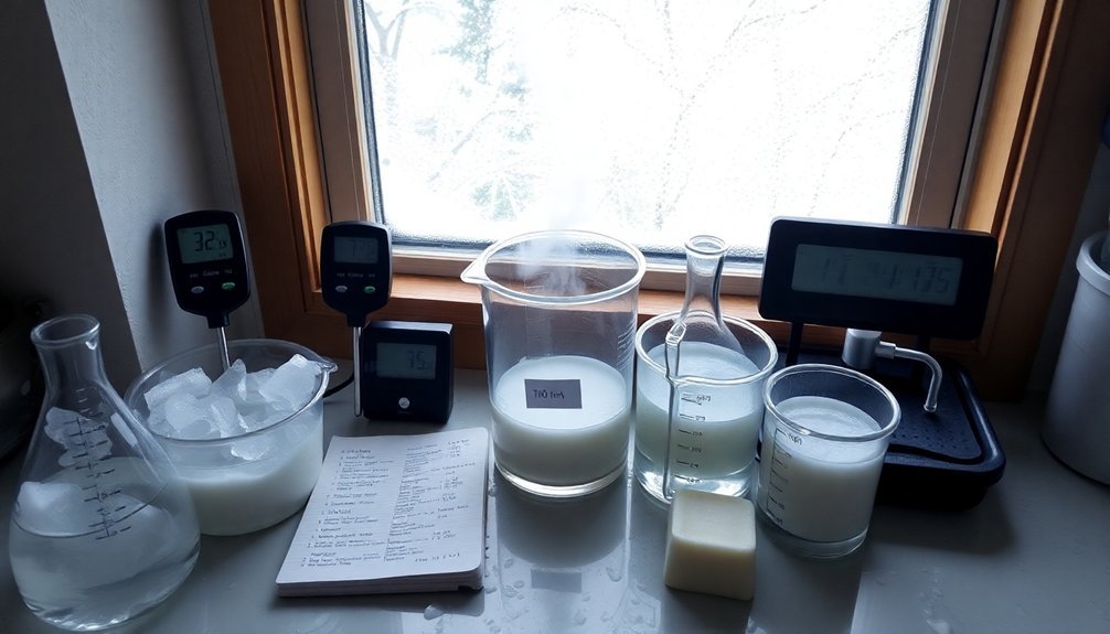 lye solution temperature management