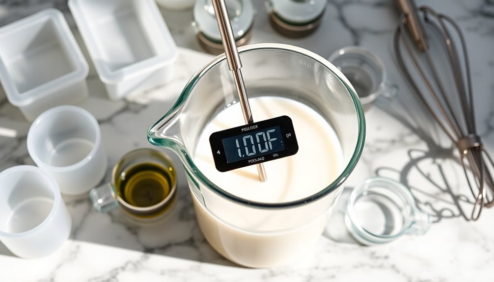 lye solution temperature measurement