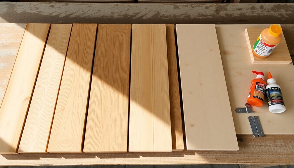 material and wood guidelines