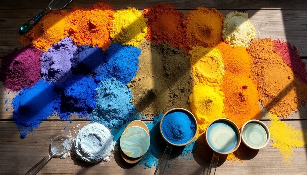 mineral pigment characteristics and origins