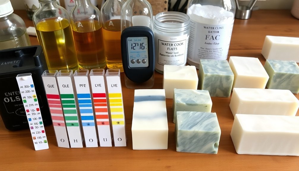 minerals influence saponification process