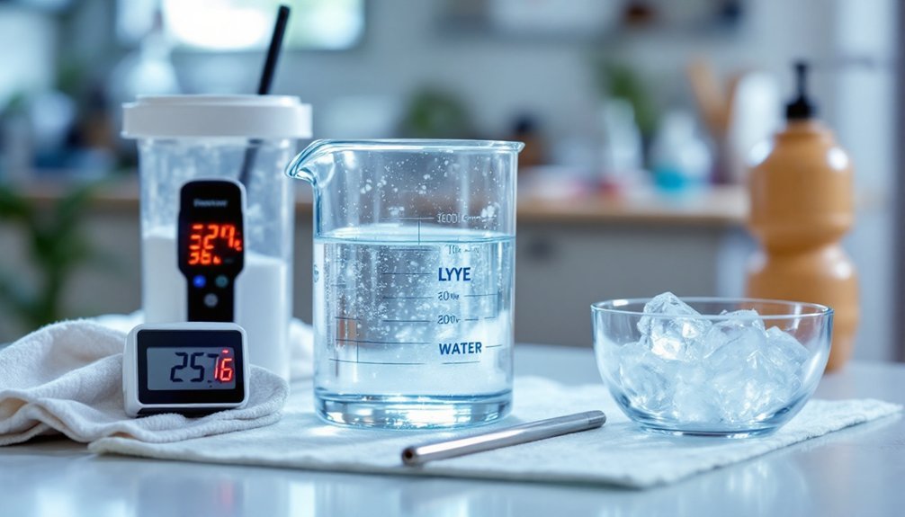 mixing lye safely and correctly