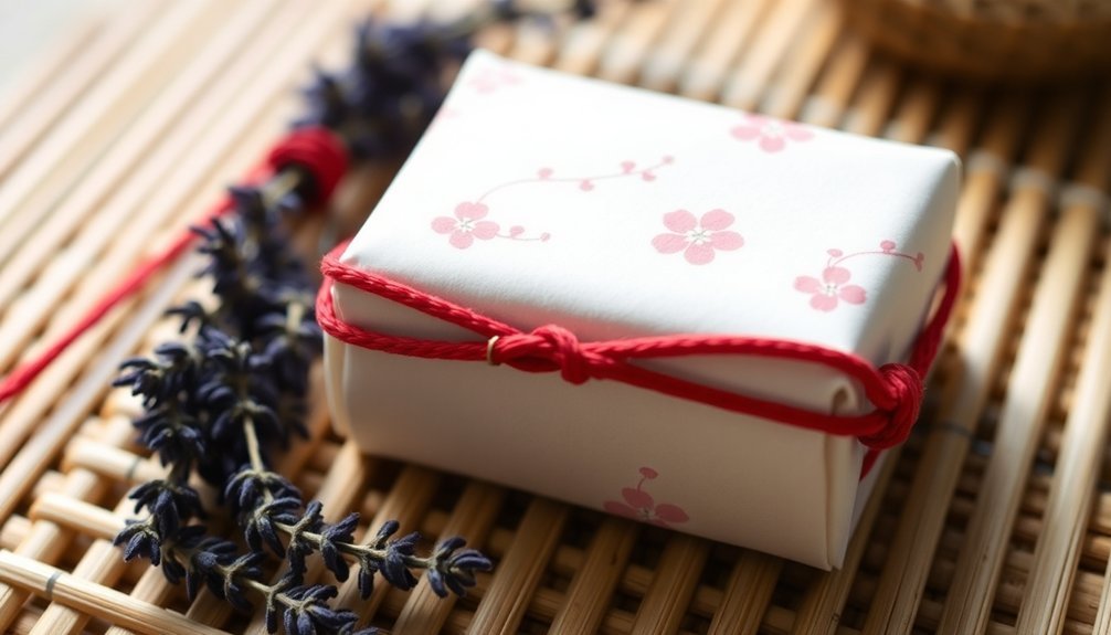 mizuhiki cord soap packaging