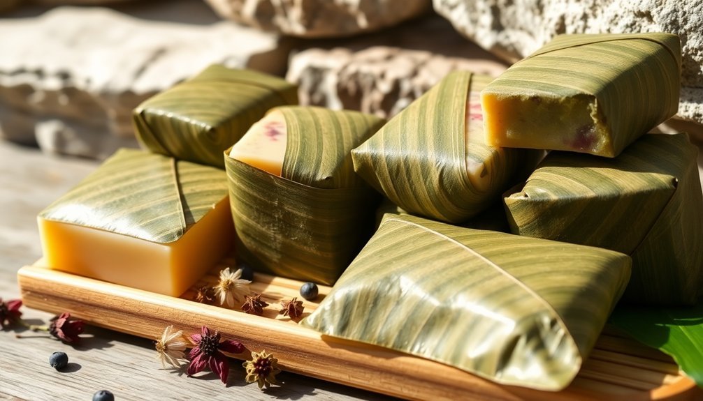 moisture resistant palm leaf packaging