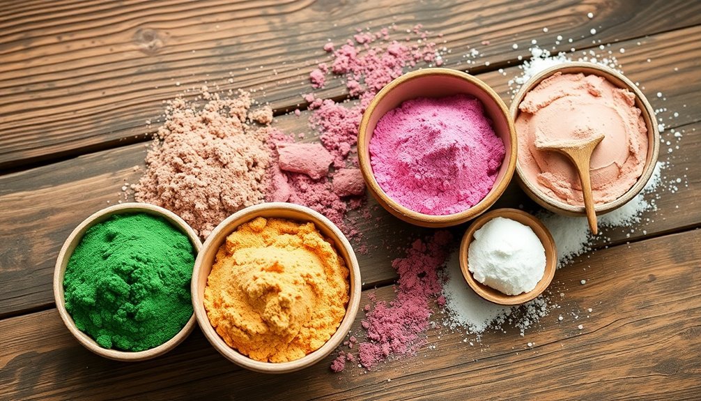 natural clay soap colors