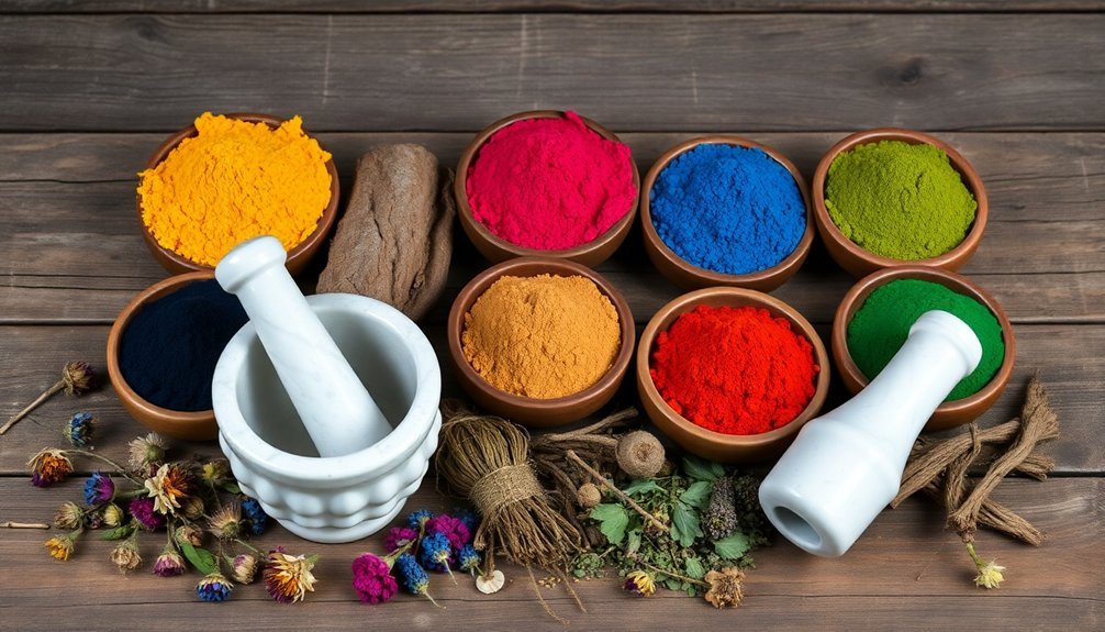 natural color from plants