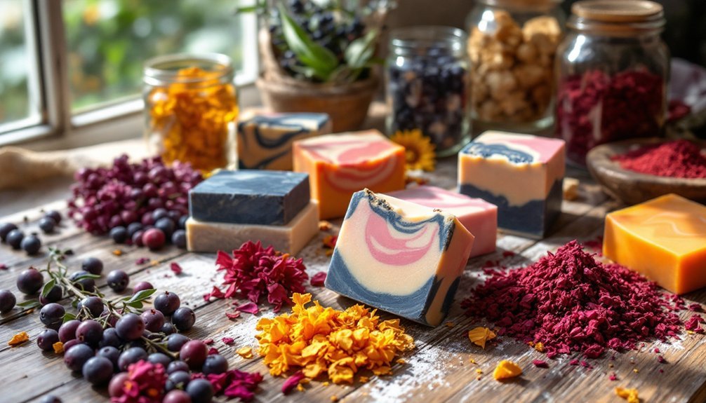 natural eco friendly soap coloring