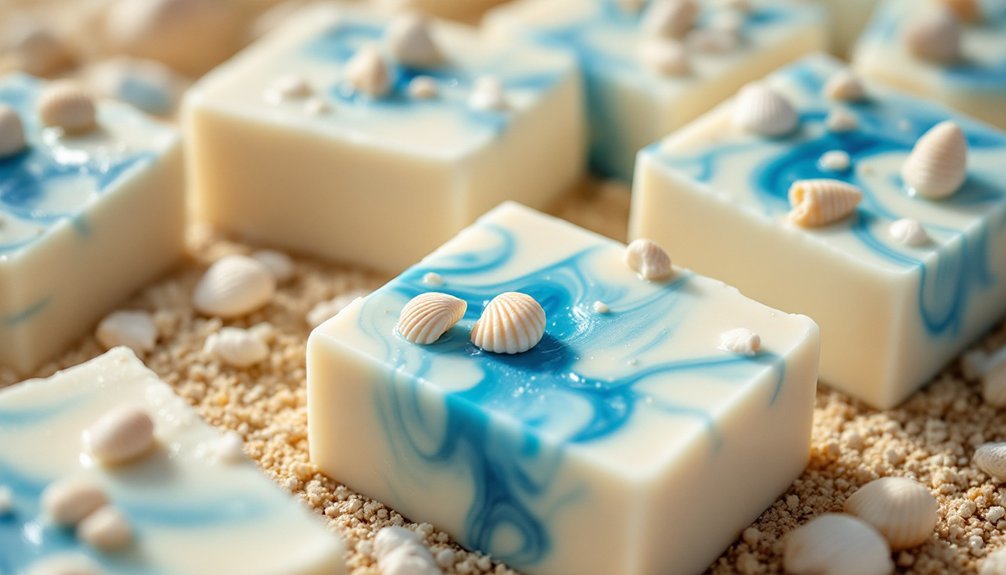 natural soap with exfoliants