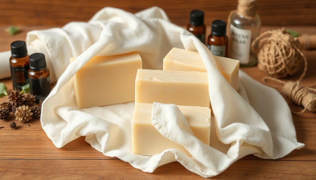 natural soap wrapping material