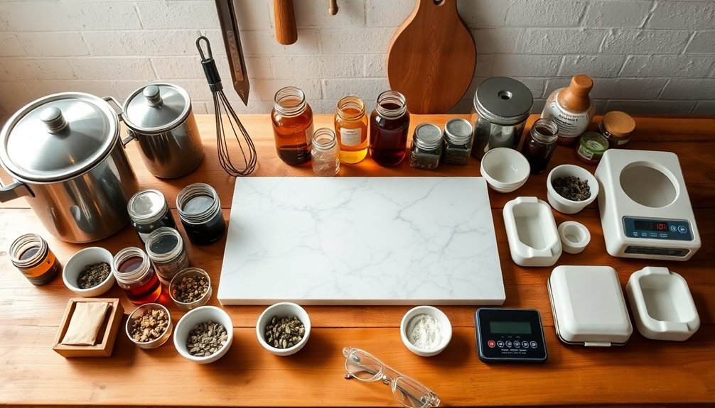 oil infused soap making supplies