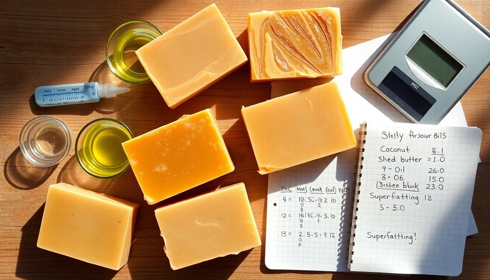 oils and superfatting methods