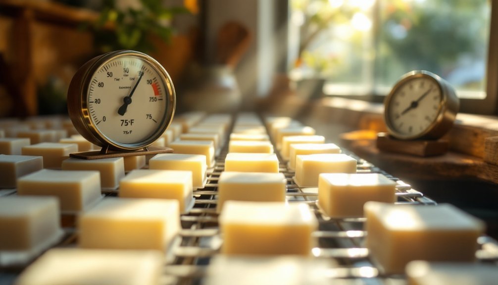 optimal curing temperature for bars