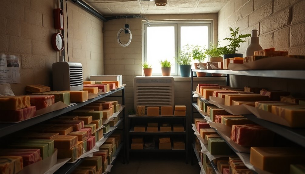 optimal soap curing conditions