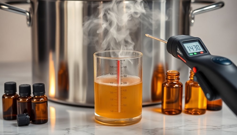 optimal temperature for oils