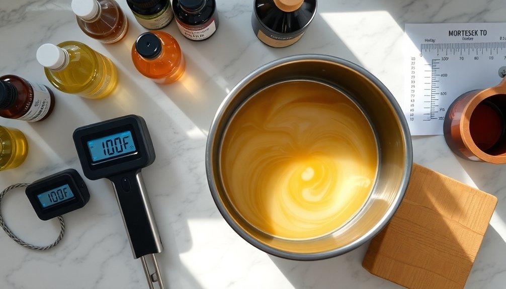 optimal temperature for saponification