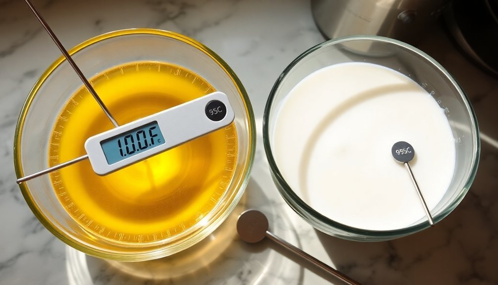 optimal temperature for soap