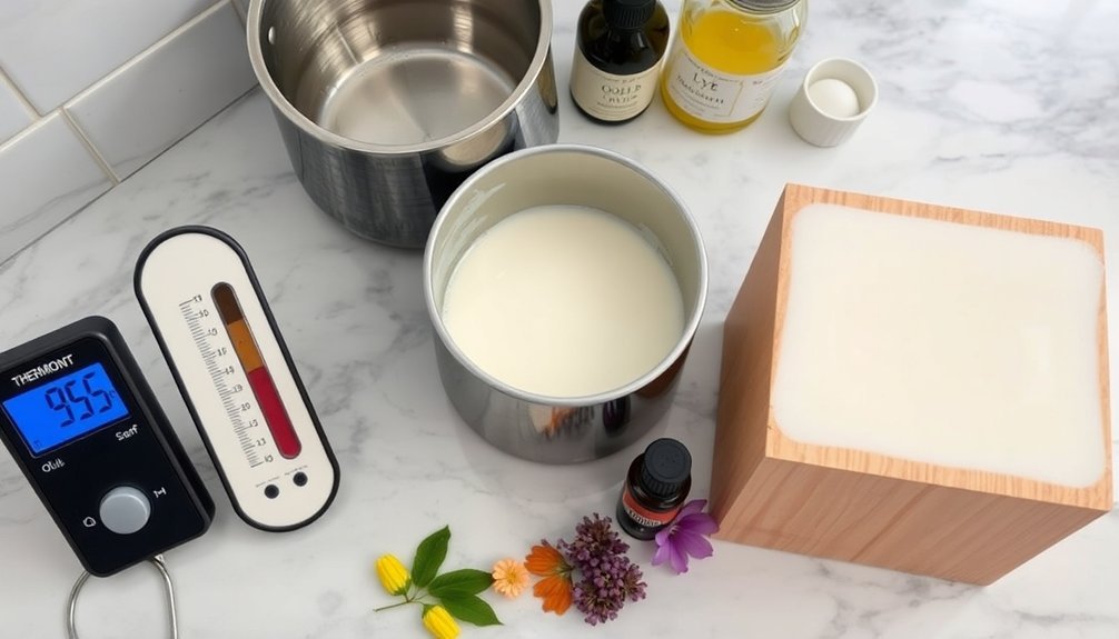optimal temperature for soapmaking