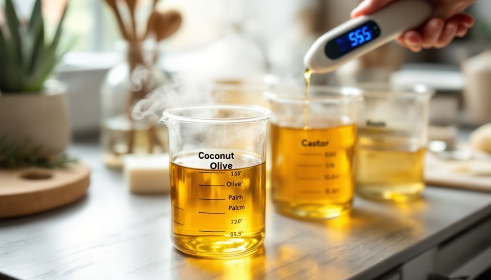 optimal temperatures for oils