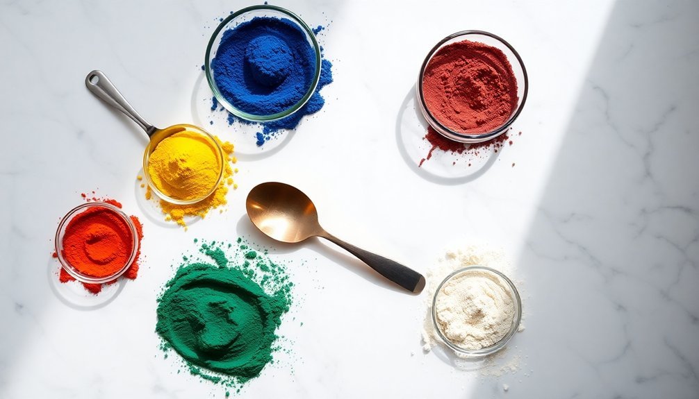 pigment mixing tools and equipment