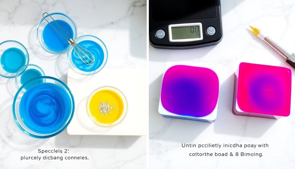 prevent clumping with colorants