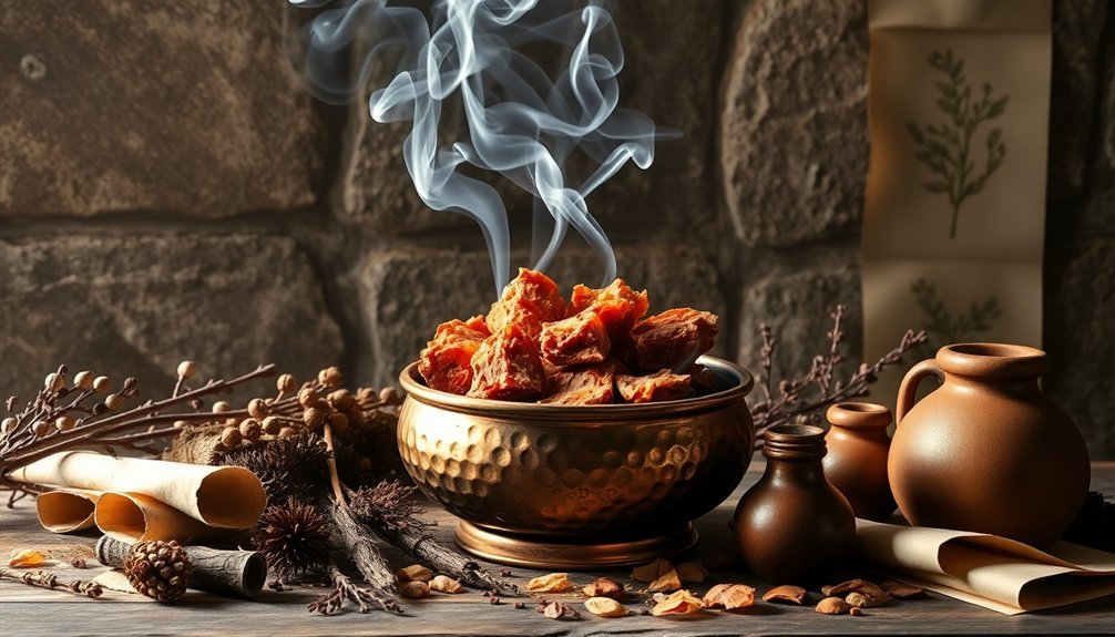 purifying traditional botanical resins