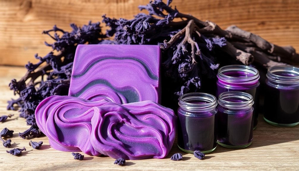 purple colorant for soap